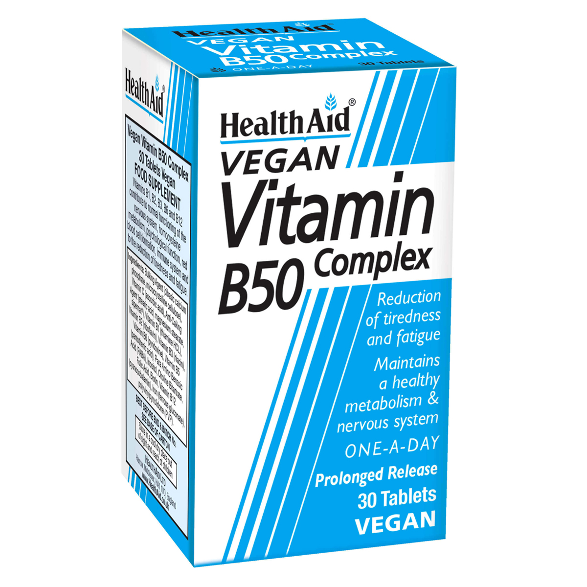 Vit B50 Complex - Prolonged Release - 30 Tablets