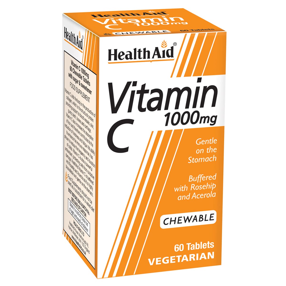 Vitamin C 1000mg - Chewable (Orange Flavour) - 60 Tablets