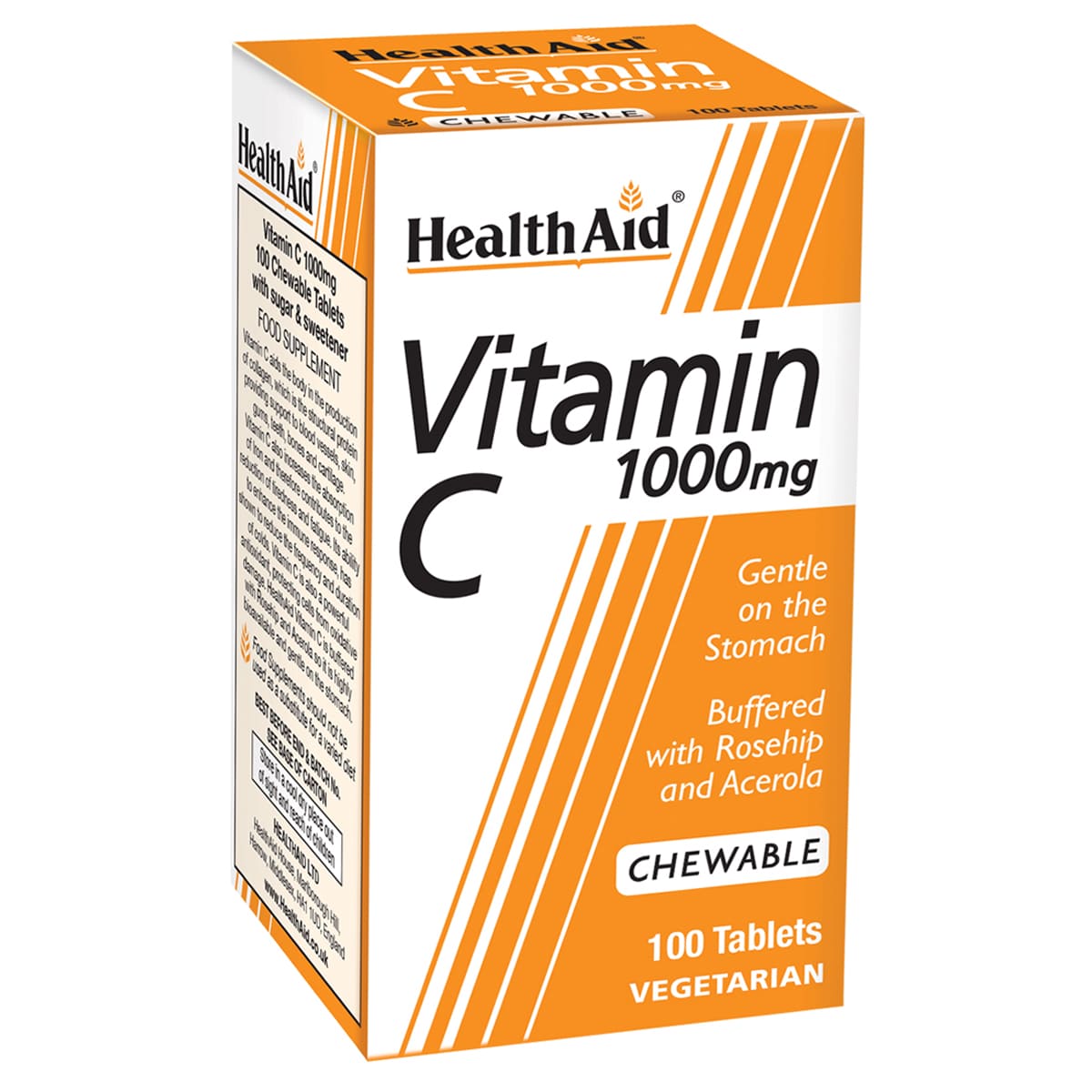 Vitamin C 1000mg - Chewable (Orange Flavour) - 100 Tablets