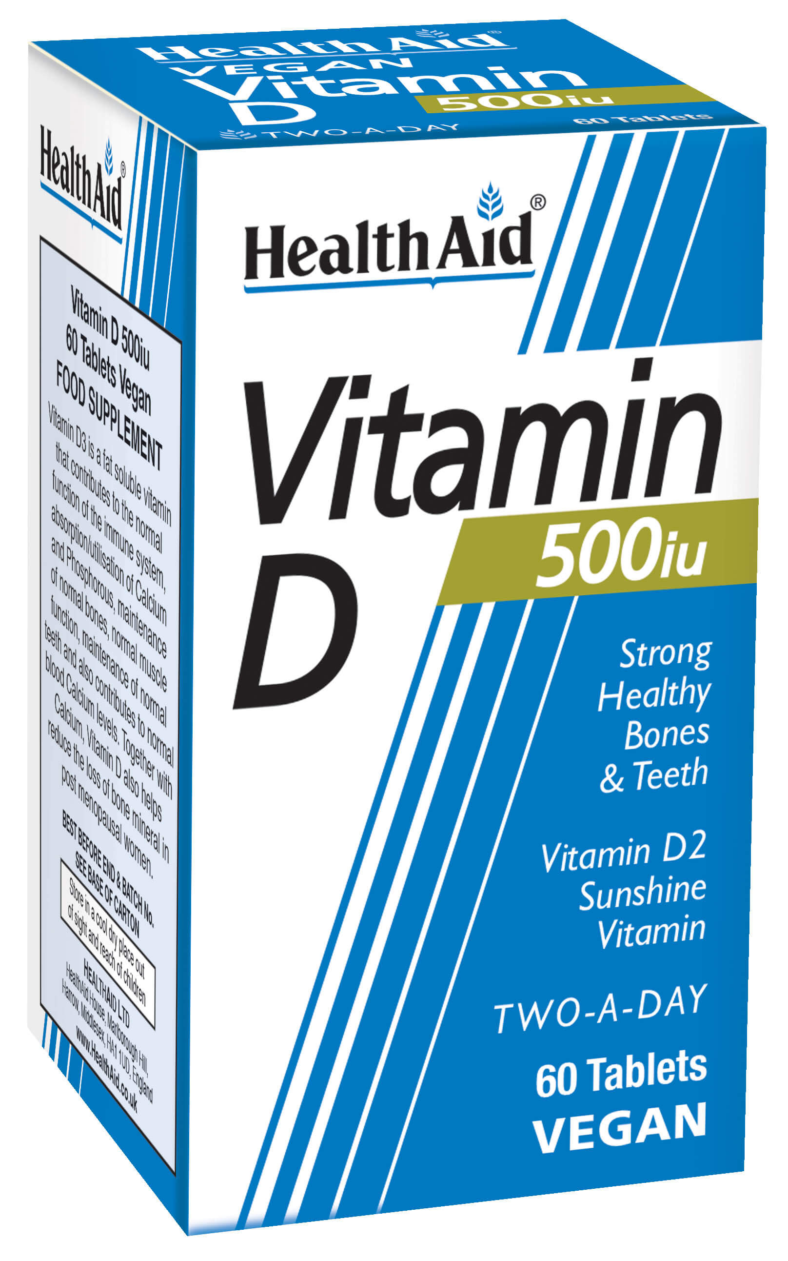 Vitamin D 500iu - 60 Tablets