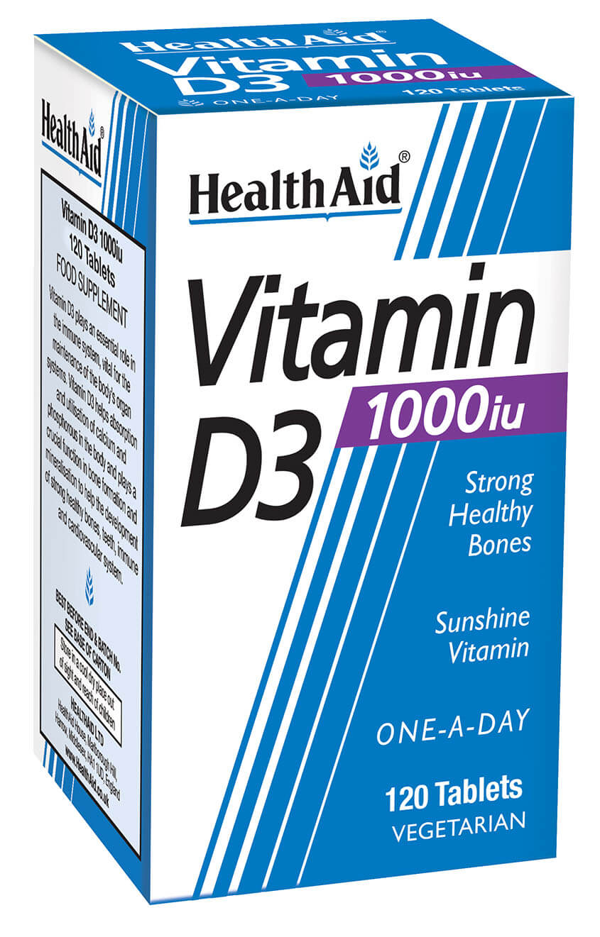 Vitamin D3 1000iu New - 120 Tablets