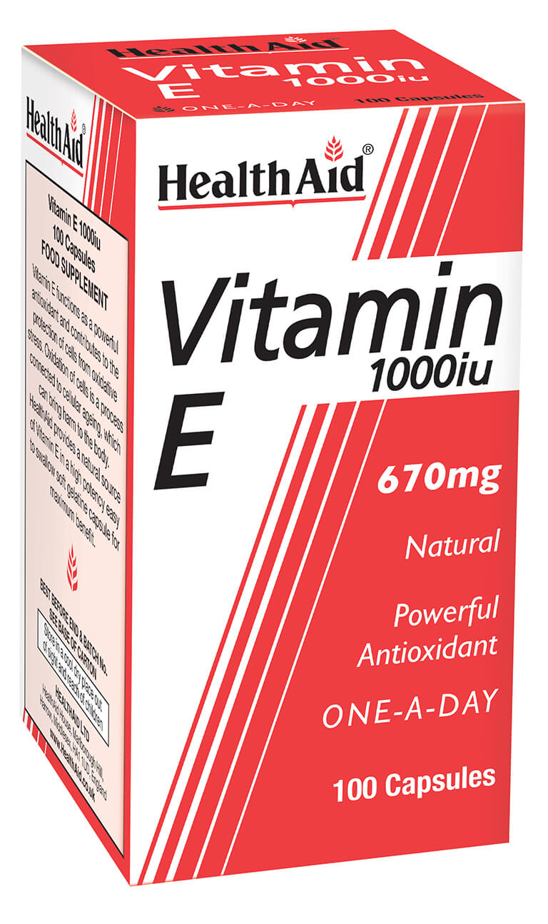 Vitamin E 1000iu Natural - 100 Capsules