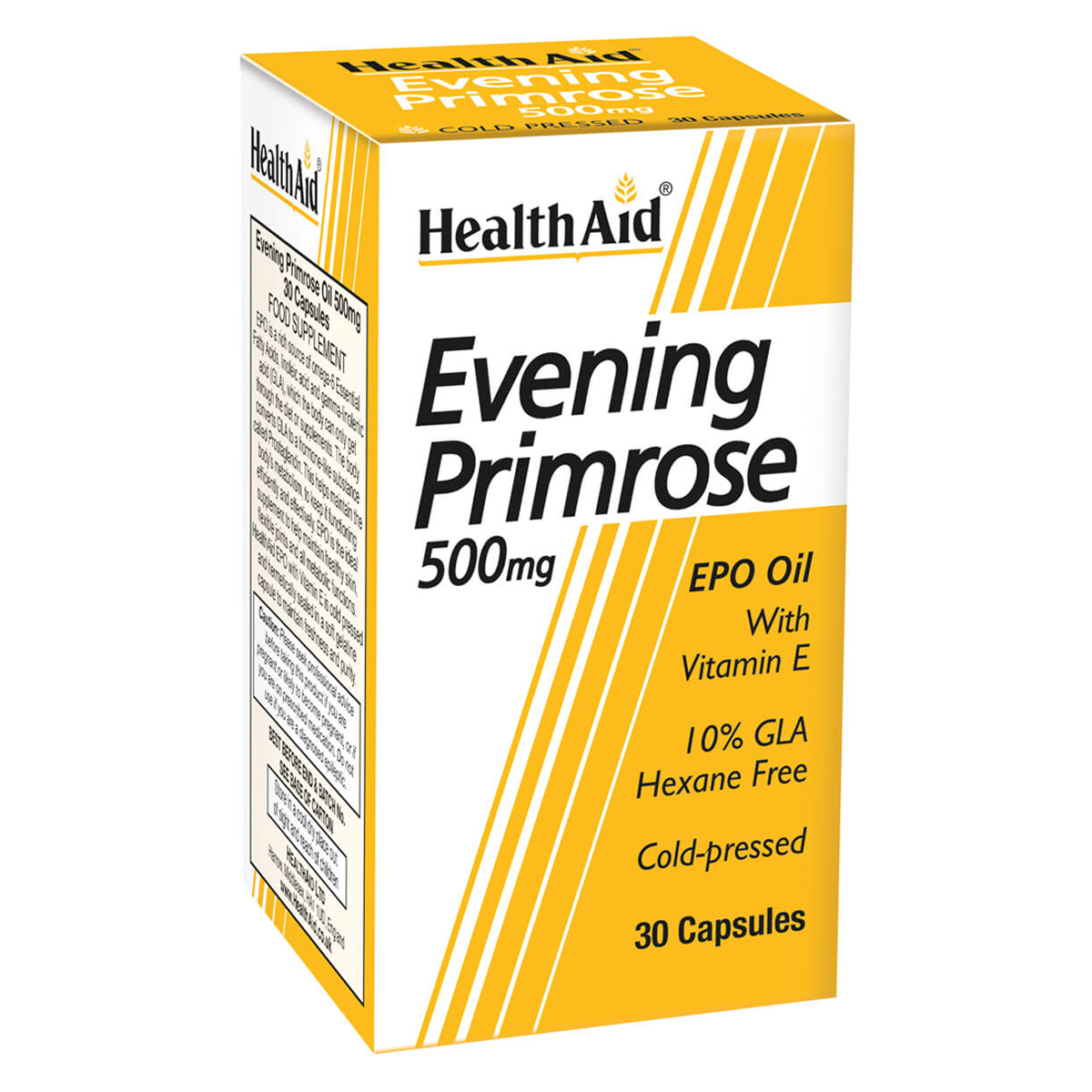 Evening Primrose Oil 500mg + Vitamin E - 30 Capsules