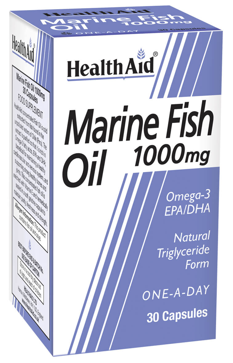 Marine Fish Oil 1000mg - 30 Capsules