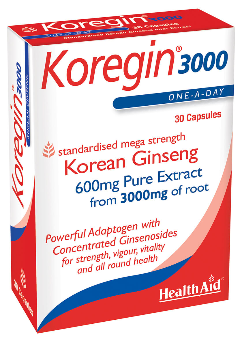 Koregin® 3000 (Korean Ginseng 3000mg) Blister - 30 Capsules