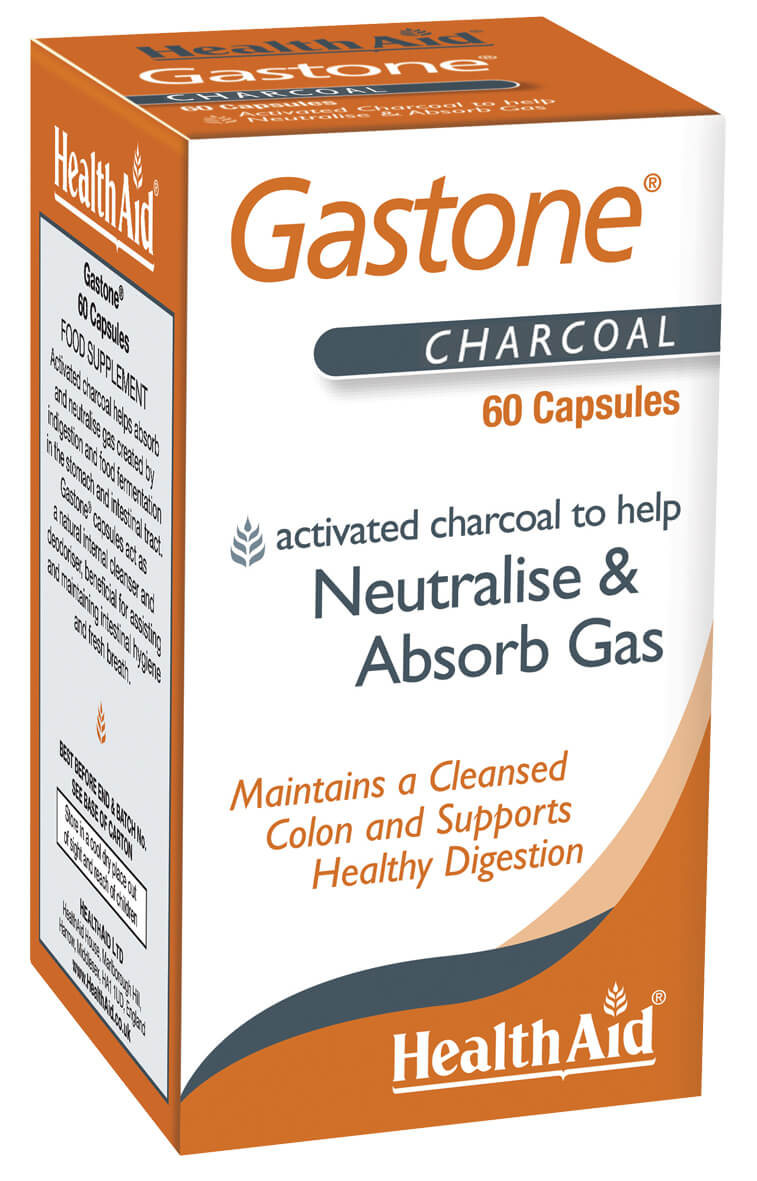 Gastone® (Activated Charcoal) - 60 Capsules