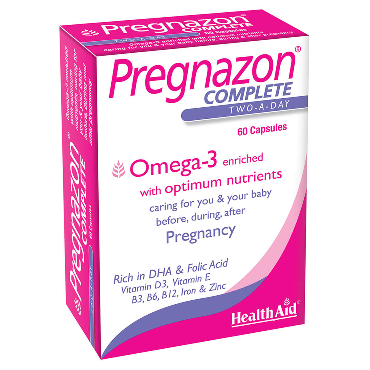 Pregnazon ® Complete (Omega 3) Blister Pack NEW - 60 Capsules