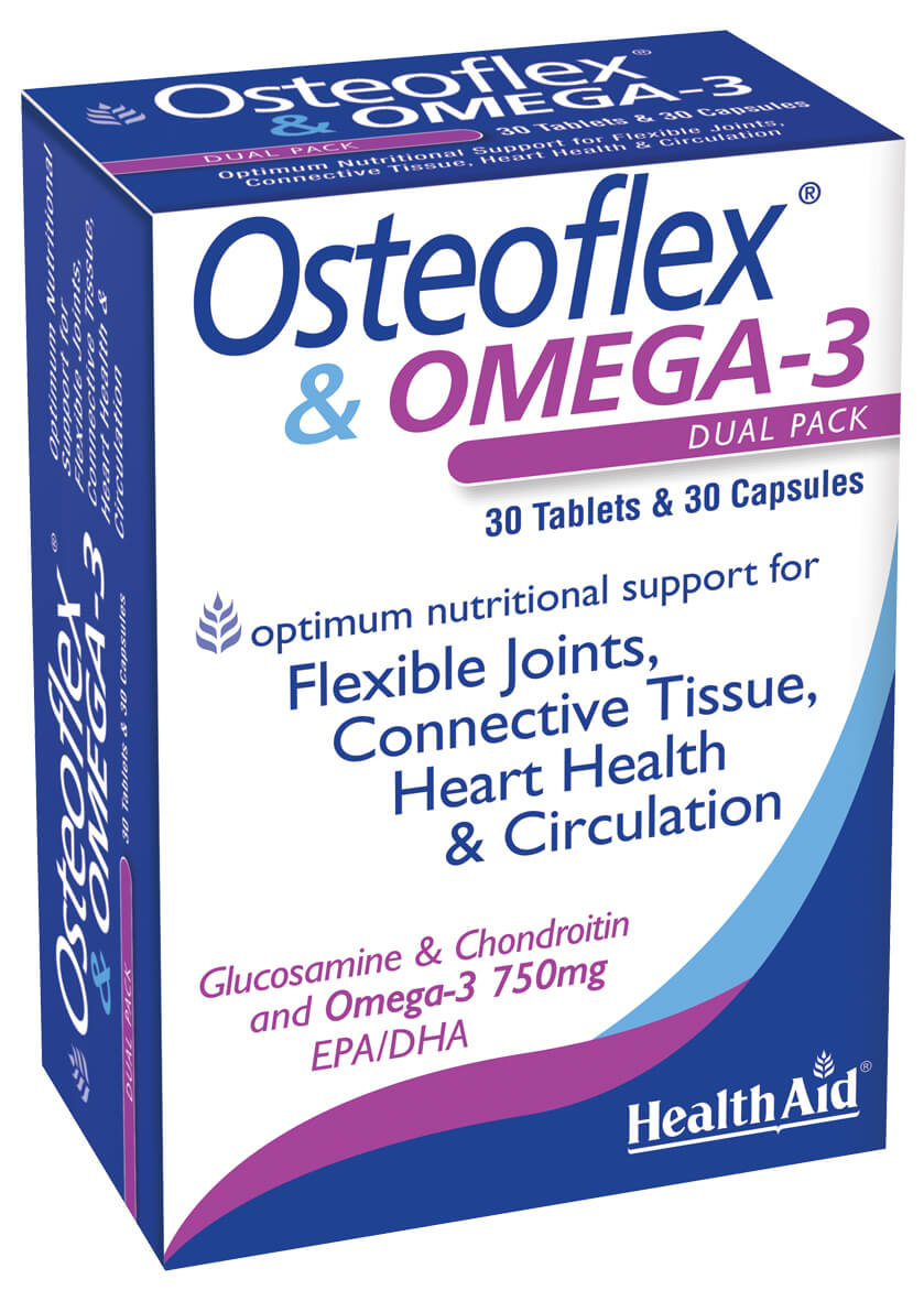 Osteoflex & Omega 3 NEW -Blister Pack - 60's Tab/Caps