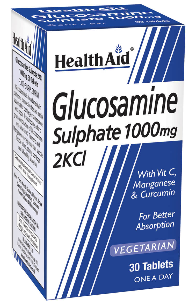 Glucosamine Sulphate 2KCl 1000mg - 30 Tablets