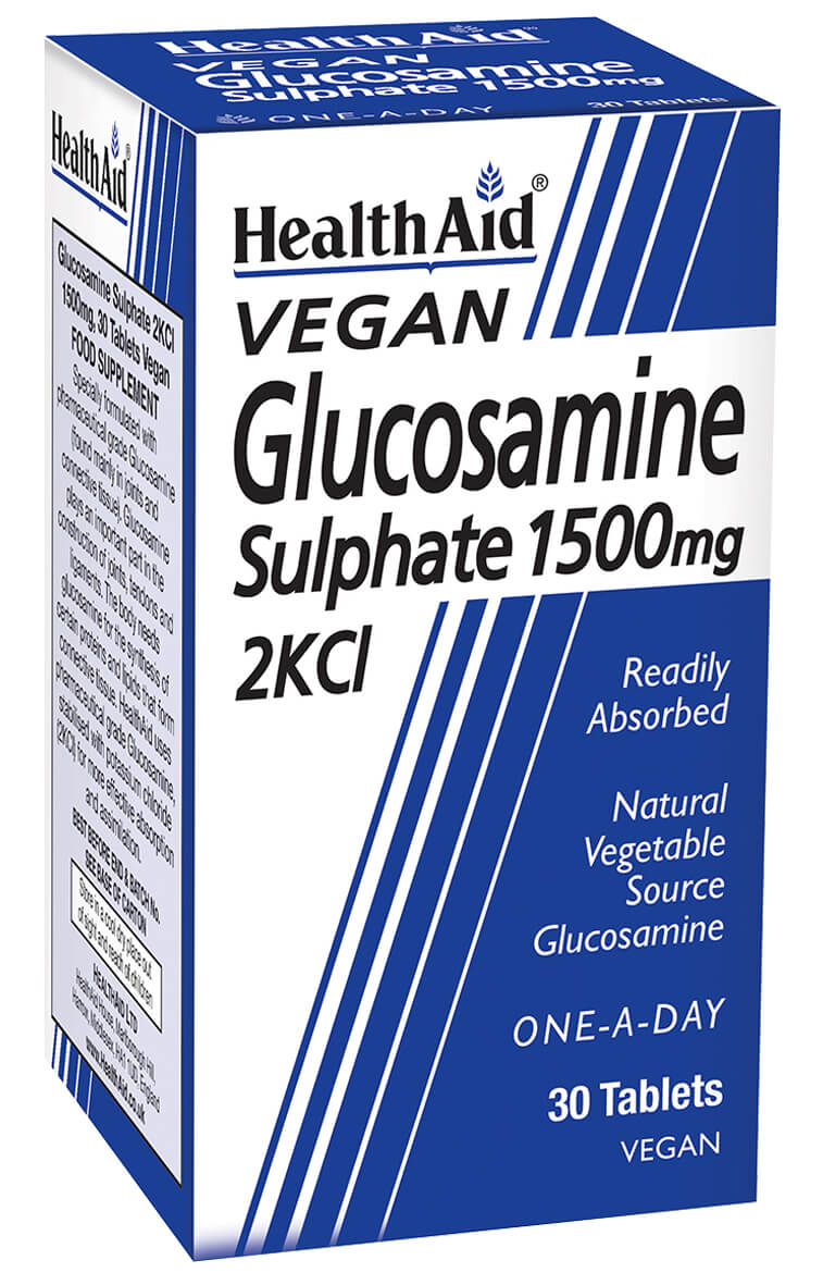 Glucosamine Sulphate 2KCl 1500mg - 30 Vegi Tablets