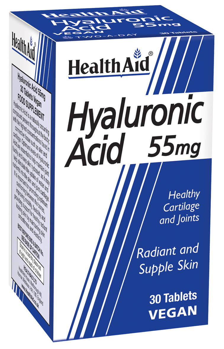 Hyalluronic Acid 55mg - 30 Tablets