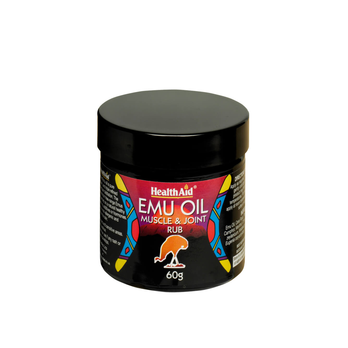 Emu Oil - Muscle & Joint Rub - 60ml Cream