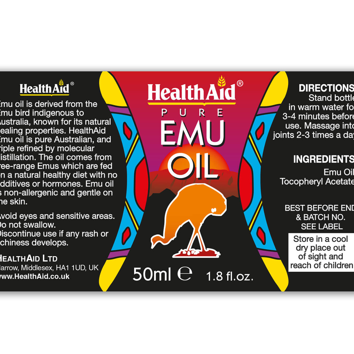 Pure Emu Oil - 50ml Oil