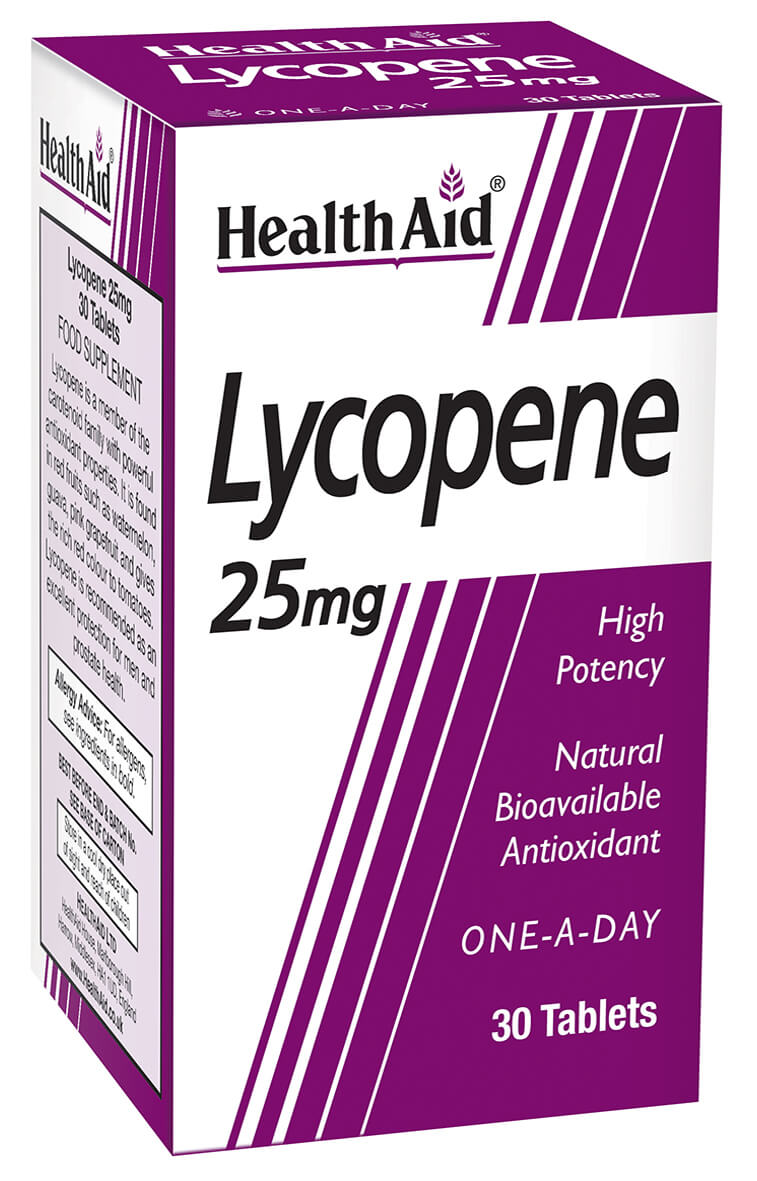 Lycopene 25mg - 30 Tablets