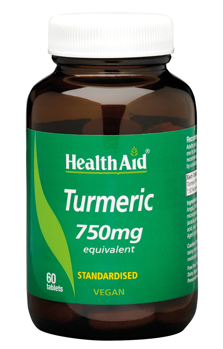 Turmeric (Curcumin) 750mg Equivalent - 60 Tablets